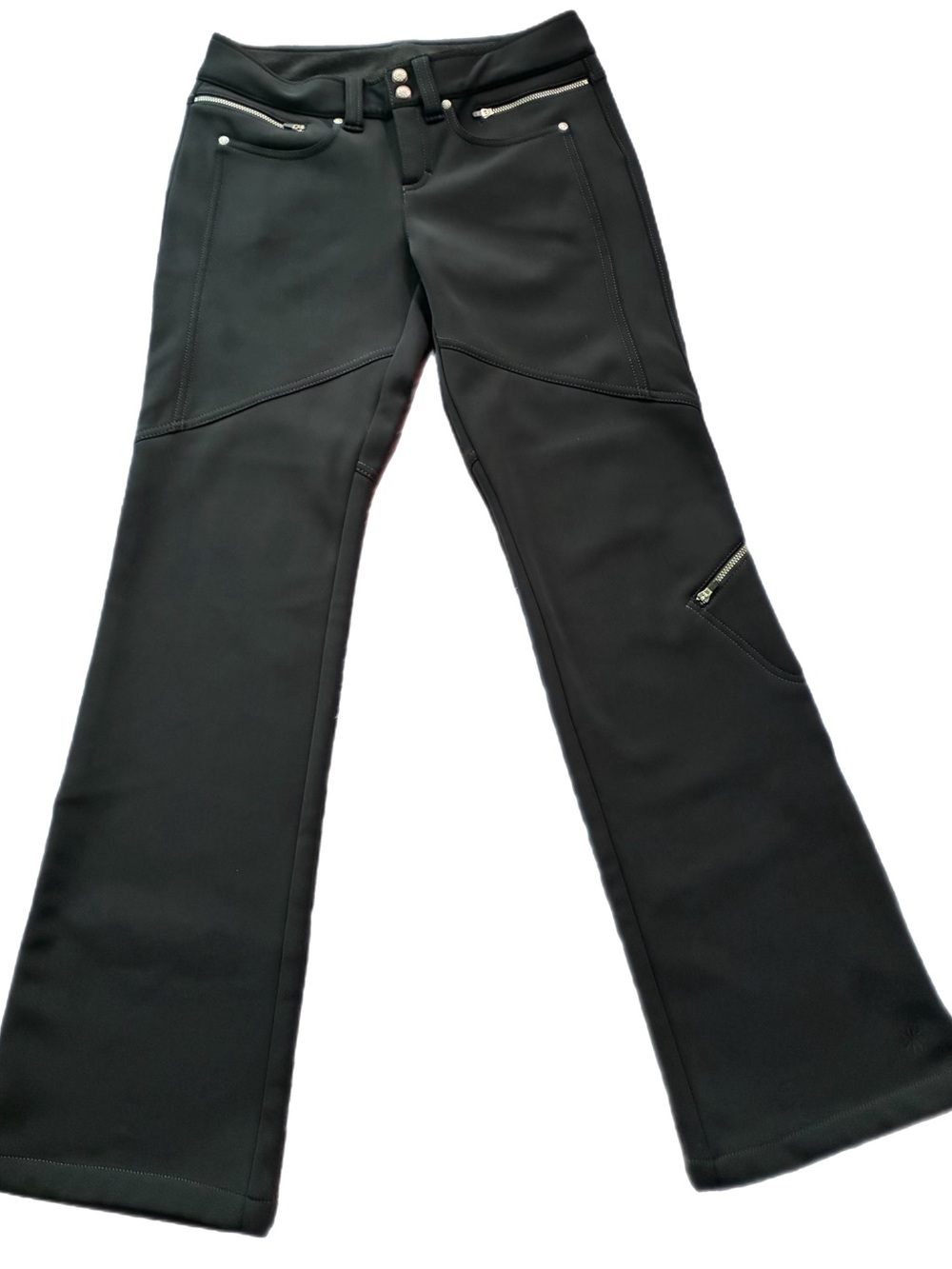 Athleta Calaveras Snowboard Ski Pants, black, 4